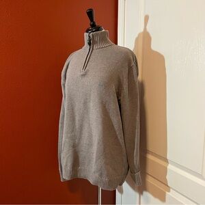 Rodd & Gunn Men’s Merrick Bay Quarter‎ Zip Almond Australian Cotton Sweater